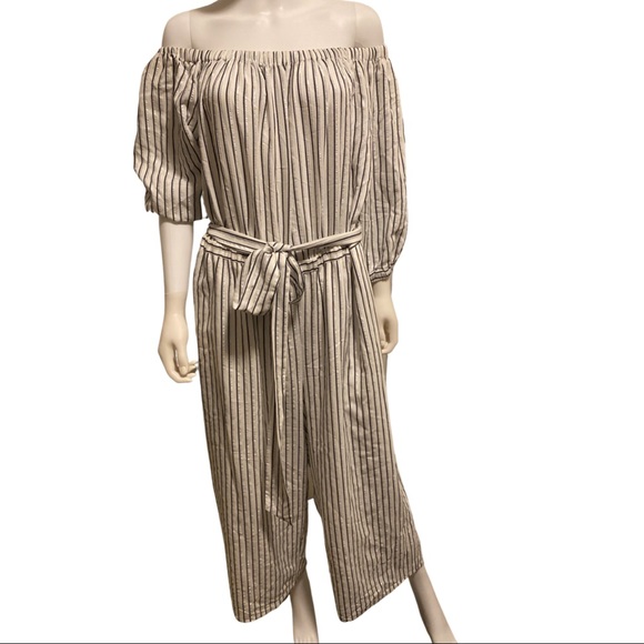 Rachel Roy Off The Shoulder Jumpsuit Size 16W - Picture 4 of 6